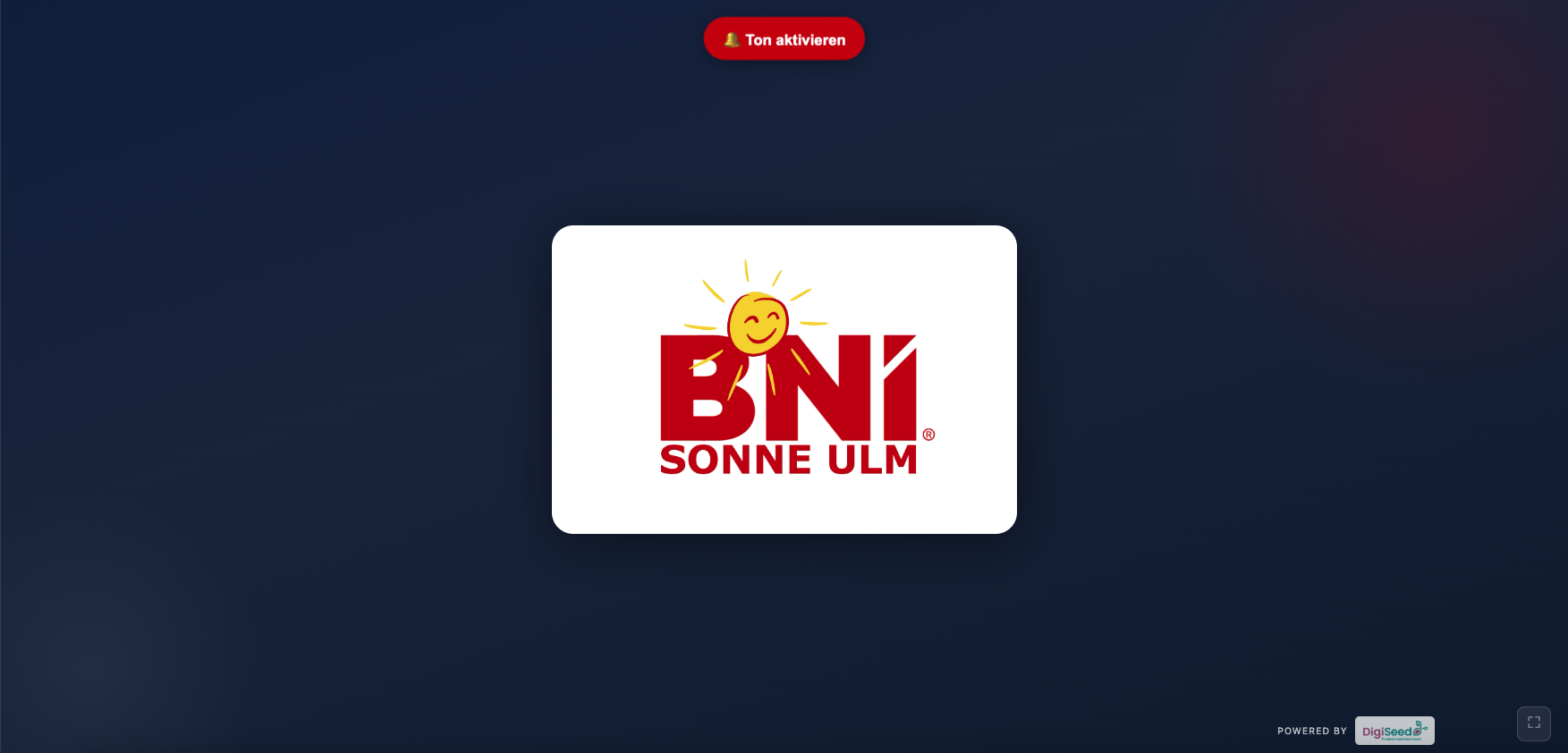 Display-Ansicht mit Ton-aktivieren-Button